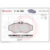 Image de 4 plaquettes de frein brembo p 44 008
