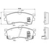 Image de 4 plaquettes de frein brembo p 49 023