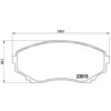Image de 4 plaquettes de frein brembo p 49 028