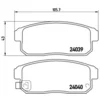 Image de 4 plaquettes de frein brembo p 49 035