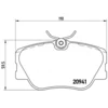 Image de 4 plaquettes de frein brembo p 50 008