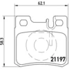 Image de 4 plaquettes de frein brembo p 50 009