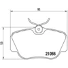 Image de 4 plaquettes de frein brembo p 50 011