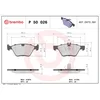 Image de 4 plaquettes de frein brembo p 50 026