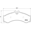 Image de 4 plaquettes de frein brembo p 50 028