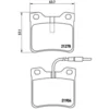 Image de 4 plaquettes de frein brembo p 50 030