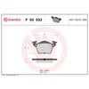 Image de 4 plaquettes de frein brembo p 50 032