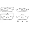 Image de 4 plaquettes de frein brembo p 50 039