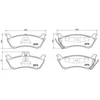 Image de 4 plaquettes de frein brembo p 50 044