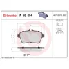 Image de 4 plaquettes de frein brembo p 50 054