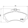 Image de 4 plaquettes de frein brembo p 54 022