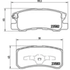 Image de 4 plaquettes de frein brembo p 54 031