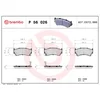 Image de 4 plaquettes de frein brembo p 56 026