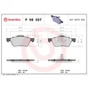 Image de 4 plaquettes de frein brembo p 56 037