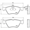 Image de 4 plaquettes de frein brembo p 59 019