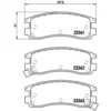 Image de 4 plaquettes de frein brembo p 59 027