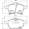 Image de 4 plaquettes de frein brembo p 59 029