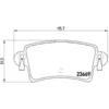 Image de 4 plaquettes de frein brembo p 59 040