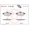 Image de 4 plaquettes de frein brembo p 59 043