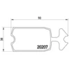 Image de 4 plaquettes de frein brembo p 61 002
