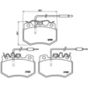Image de 4 plaquettes de frein brembo p 61 031