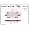 Image de 4 plaquettes de frein brembo p 61 065