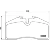 Image de 4 plaquettes de frein brembo p 65 005
