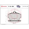 Image de 4 plaquettes de frein brembo p 65 008