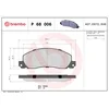 Image de 4 plaquettes de frein brembo p 68 006