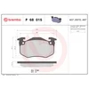Image de 4 plaquettes de frein brembo p 68 015