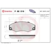 Image de 4 plaquettes de frein brembo p 68 016