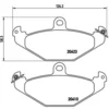 Image de 4 plaquettes de frein brembo p 68 017