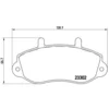 Image de 4 plaquettes de frein brembo p 68 025