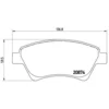 Image de 4 plaquettes de frein brembo p 68 034