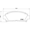 Image de 4 plaquettes de frein brembo p 83 028