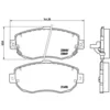 Image de 4 plaquettes de frein brembo p 83 037