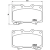 Image de 4 plaquettes de frein brembo p 83 048
