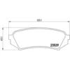 Image de 4 plaquettes de frein brembo p 83 049