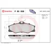 Image de 4 plaquettes de frein brembo p 85 008