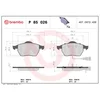 Image de 4 plaquettes de frein brembo p 85 026