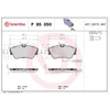 Image de 4 plaquettes de frein brembo p 85 050