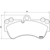 Image de 4 plaquettes de frein brembo p 85 069