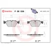 Image de 4 plaquettes de frein brembo p 06 036