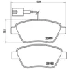 Image de 4 plaquettes de frein brembo p 23 108