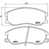 Image de 4 plaquettes de frein brembo p 10 003