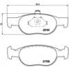 Image de 4 plaquettes de frein brembo p 23 125