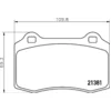 Image de 4 plaquettes de frein brembo p 36 020
