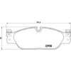 Image de 4 plaquettes de frein brembo p 36 021