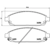 Image de 4 plaquettes de frein brembo p 37 010