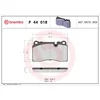 Image de 4 plaquettes de frein brembo p 44 018